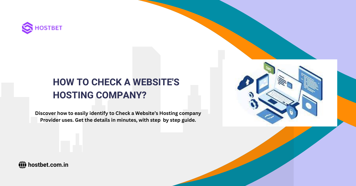 How to check a website's hosting company?